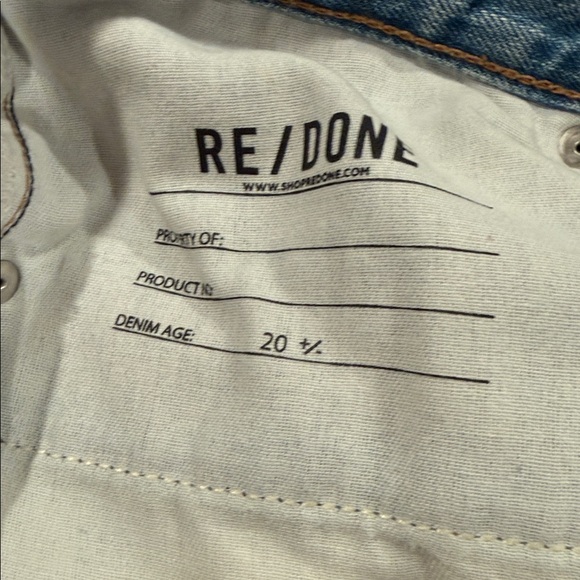 /RE/DONE WOMENS 28
SEASON CODE: SSN2-2307
STYLE: 148-03WLOSISH: WASTED INDIGO - Picture 11 of 13